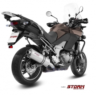 Storm by Mivv Oval RVS Kawasaki Versys 1000 2012-2014
